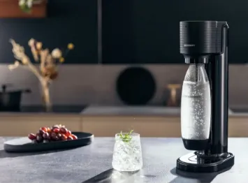 Máquina para Gaseificar Água Gaia SodaStream  Branca ou Preta