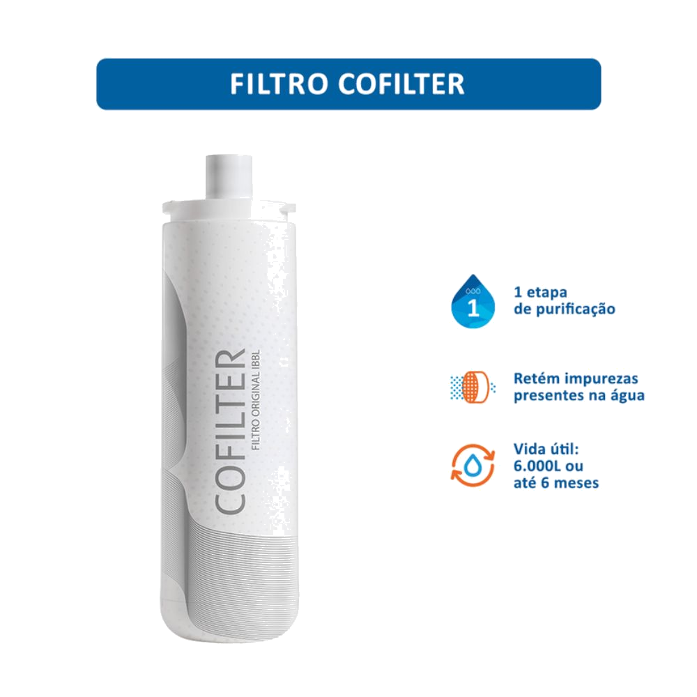 Refil Filtro Para Purificador Pré-C+3 IBBL