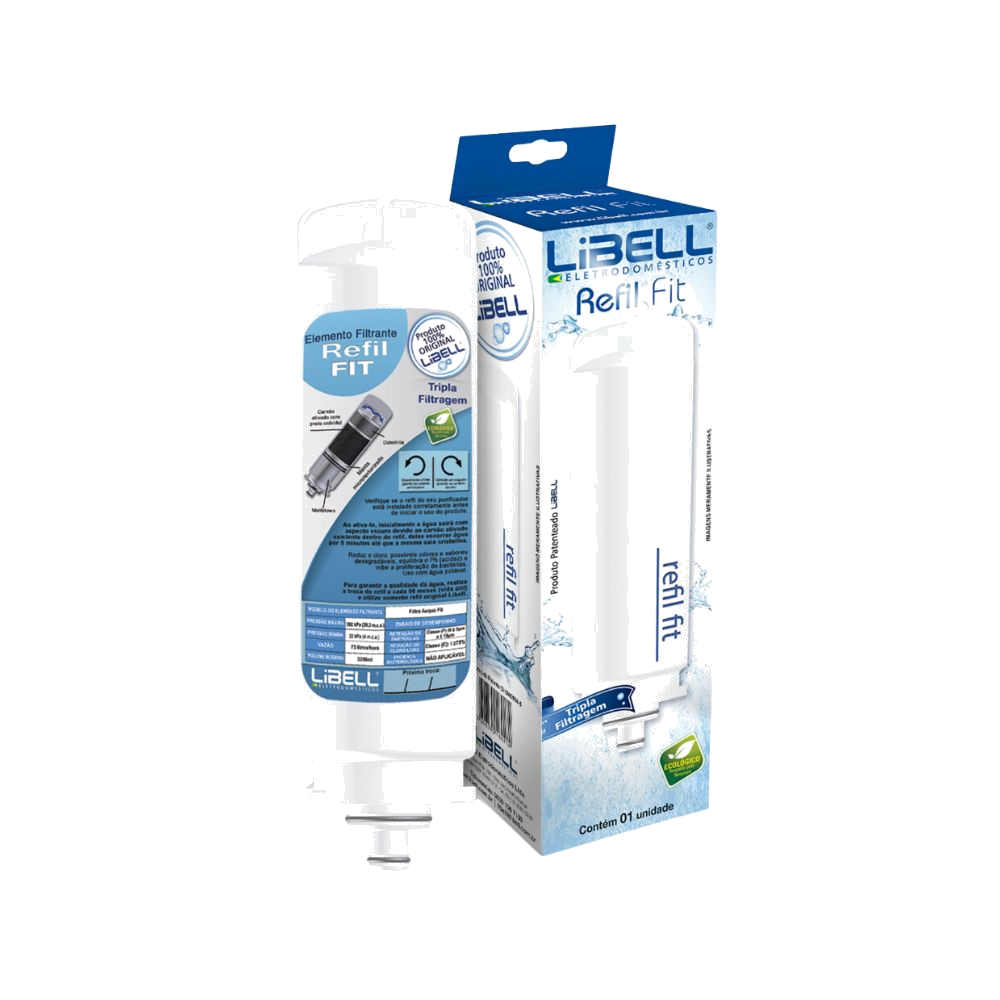 Refil Filtro Para Purificador Libell Fit